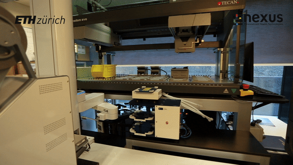 Lab automation system for preparatory work
